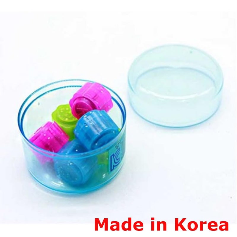 KOREA [Random] Korean Traditional Play Game 8PCS Gonggi Jack Stone Pebbles Set w/Round Case (4 Sets) - Image 3